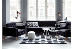 Stuelampe|Soveromslampe-Owens Gulvlampe 130 cm Svart