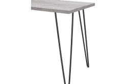 Dorel Home Owen Skrivebord 102 cm Grå/Svart