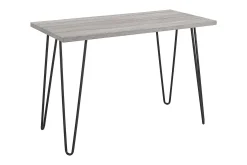 Dorel Home Owen Skrivebord 102 cm Grå/Svart