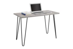 Dorel Home Owen Skrivebord 102 cm Grå/Svart