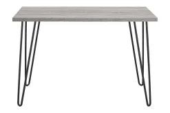 Dorel Home Owen Skrivebord 102 cm Grå/Svart