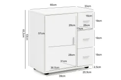 Wohnling Paityn Baderomsskap 60x33 cm