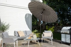 Venture Home Parasoller-Palmetto Parasoll 270 cm Grey