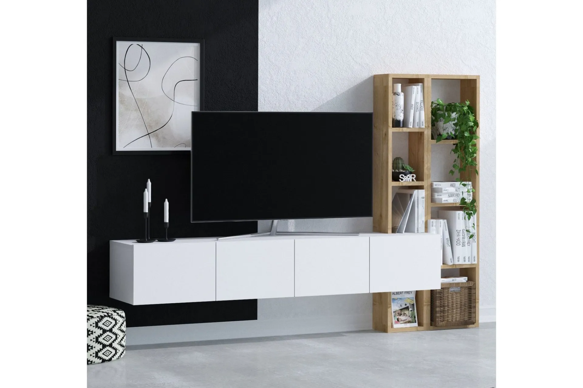 Pana TV-møbelsett 182x32 cm