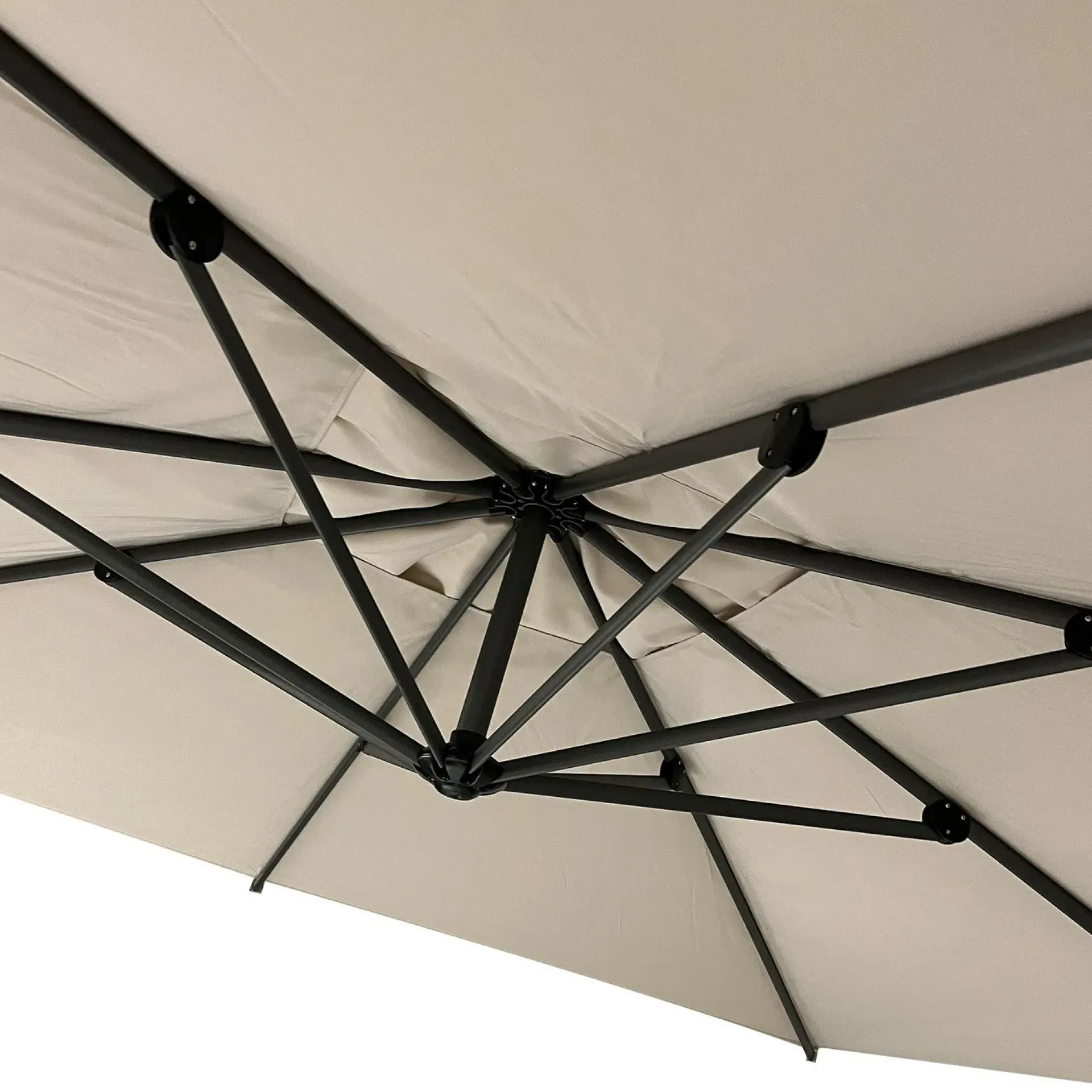 Parasoller-Parasoll HOME4YOU Beijing 3x3 m, Beige