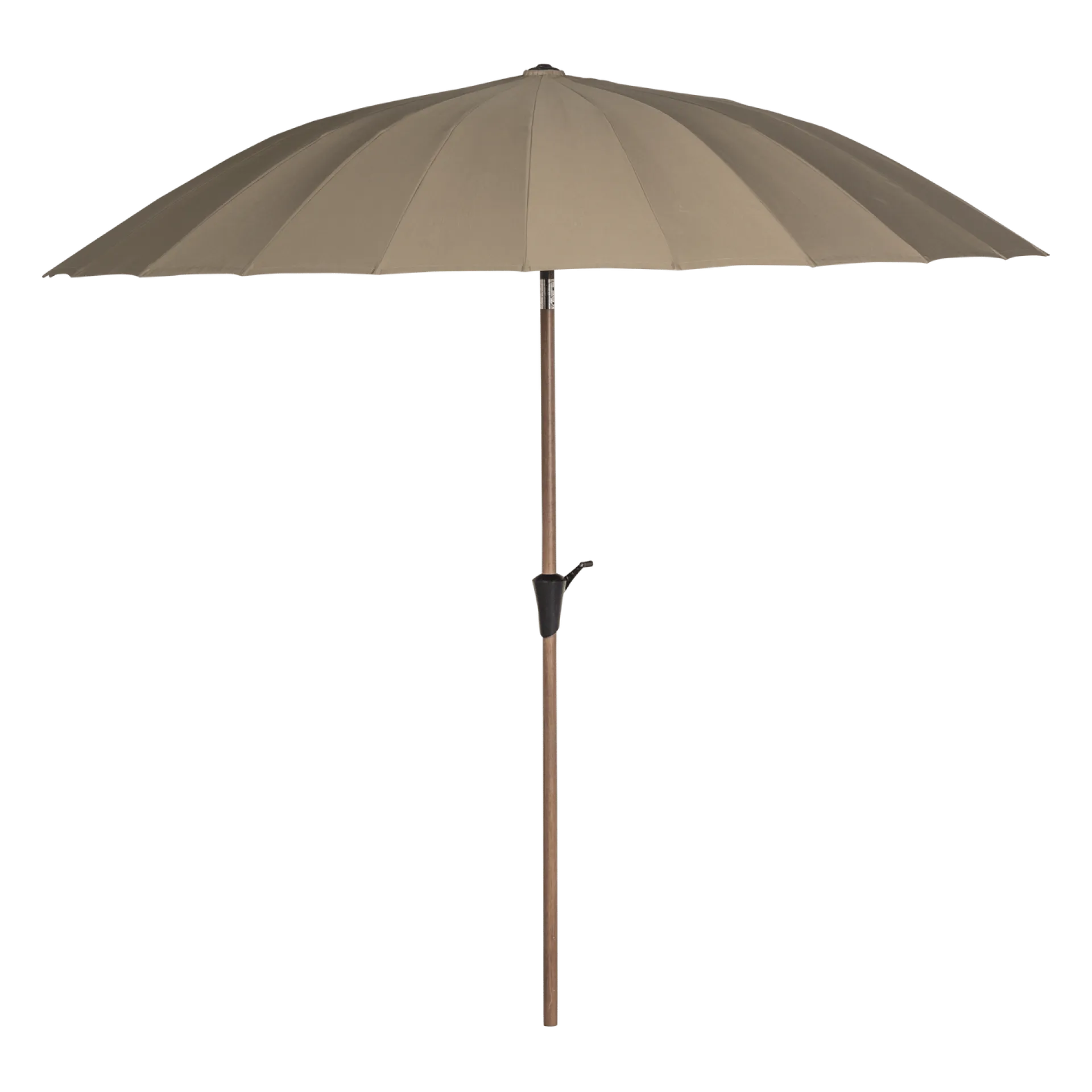 WOOOD Parasoller-Parasoll Monica 280 cm utendørs sand/grønn
