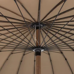 WOOOD Parasoller-Parasoll Monica 280 cm utendørs sand/grønn