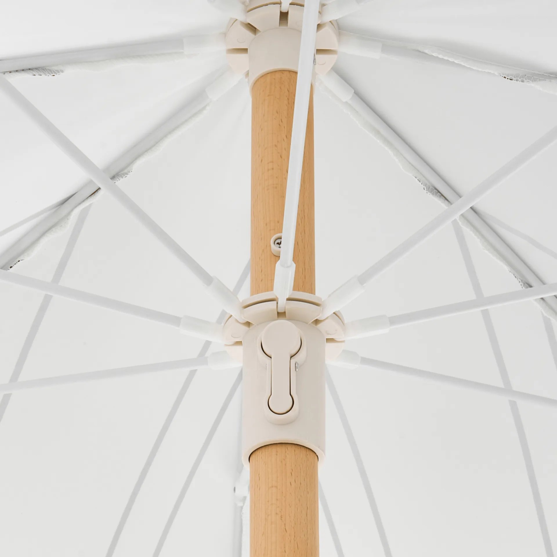 Parasoller-Parasoll utendørs 155 cm Mondello hvit/svart