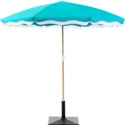 Parasoller-Parasoll utendørs 232 cm Sestriere blå/hvit/brun