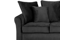 Velour Sofa & Fløyel Sofa-Paretti Sofa Fløyel Svart