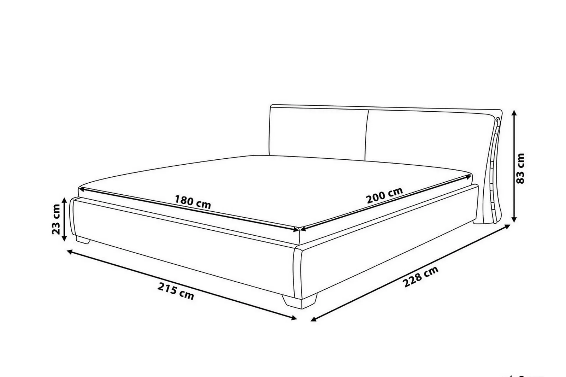 Wilson & Wood Paris Dobbeltseng 180 | 200 cm