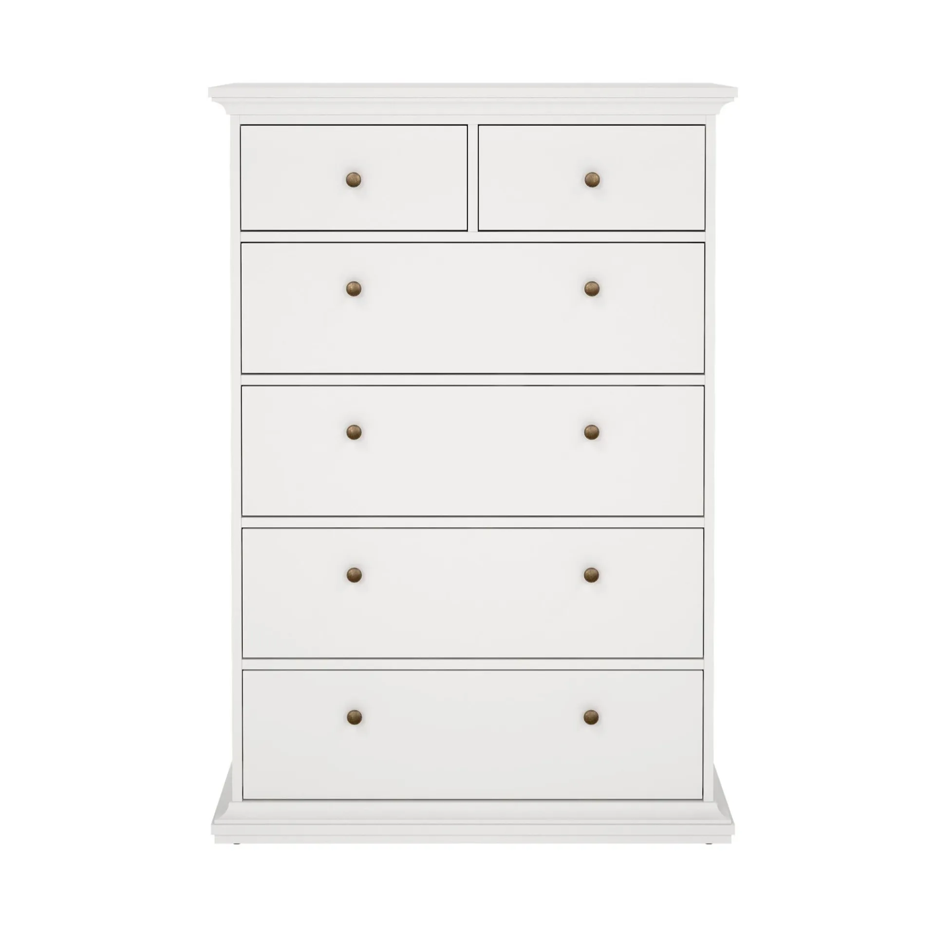 Tvilum Paris Kommode med 6 skuffer 96x48x140 cm