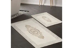 Baderomsmatte|Baderomsmatte-Parmeswari Baderomsmatte 60x100 cm Rektangulær Krem