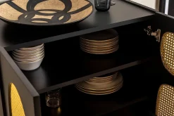 Barskap|Barmøbler-Paro Konsollbord 75 cm Svart
