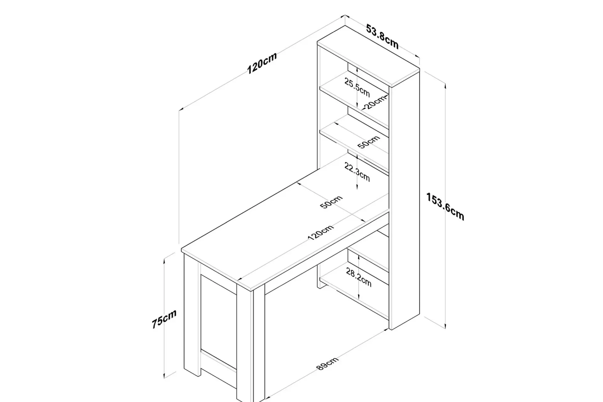 Patwal Sminkebord 120 cm