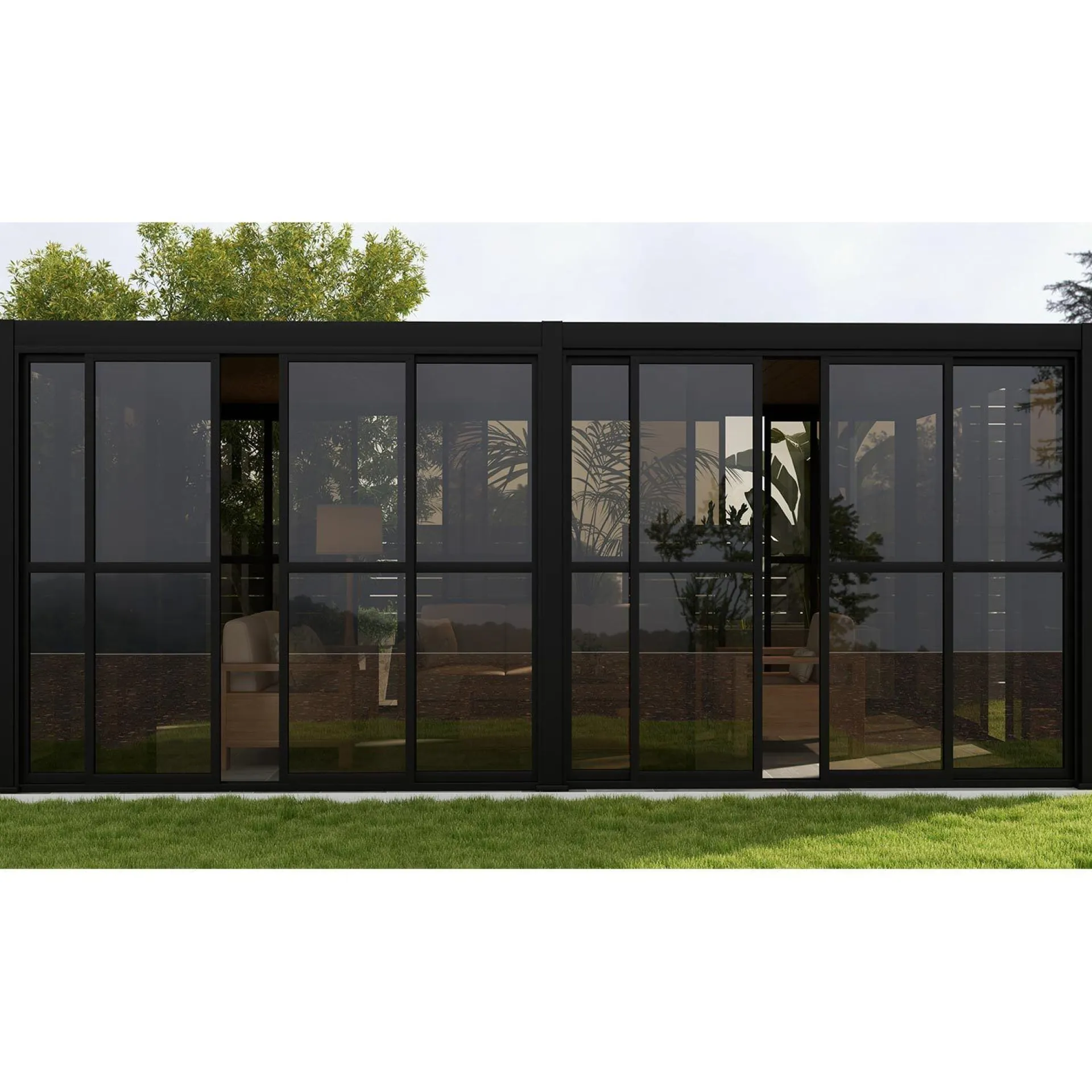 PC skyvevegg til paviljong HOME4YOU Mirador-111 3 m