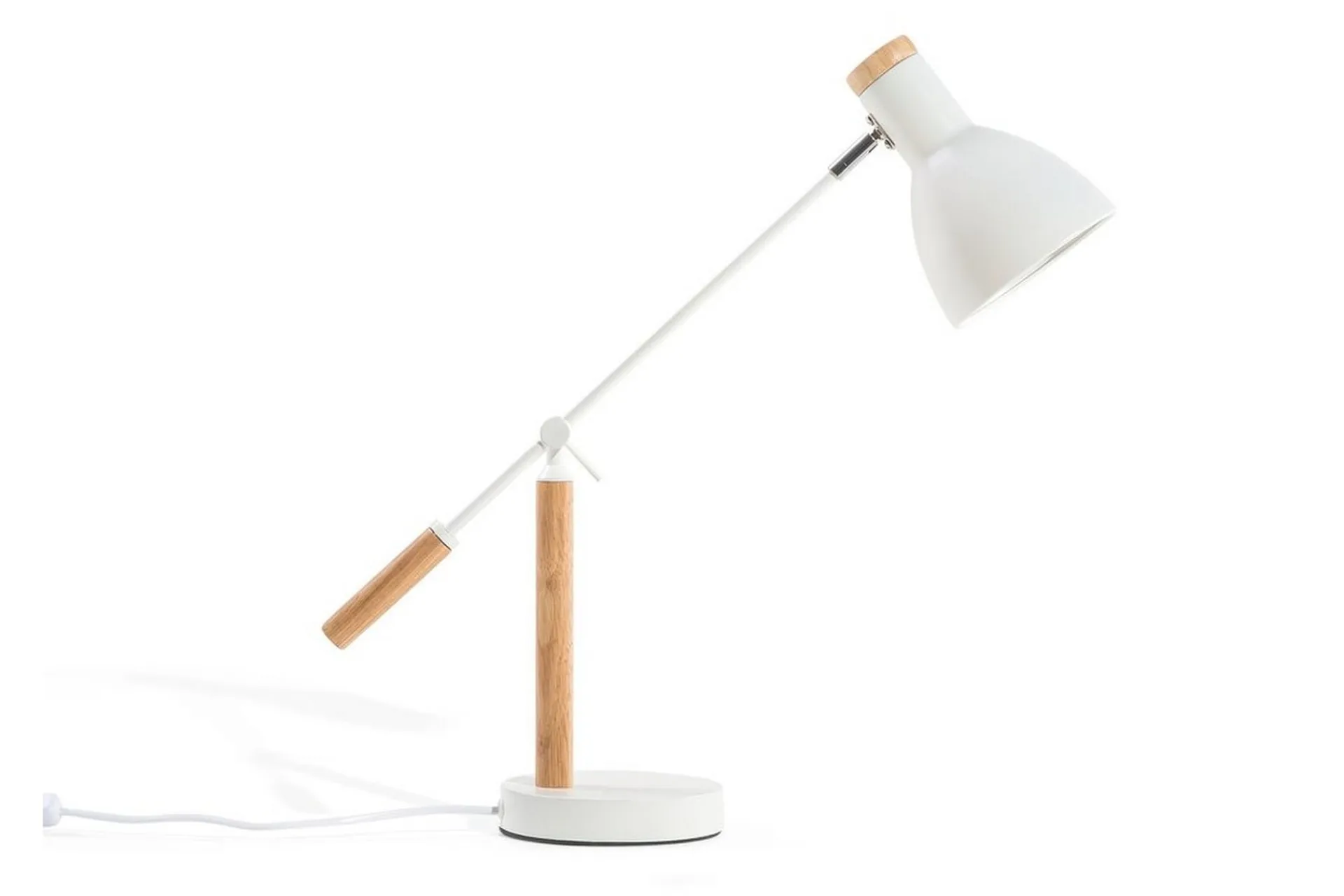 Bordlampe|Vinduslampe-Peckos bordlampe 15 cm Hvit