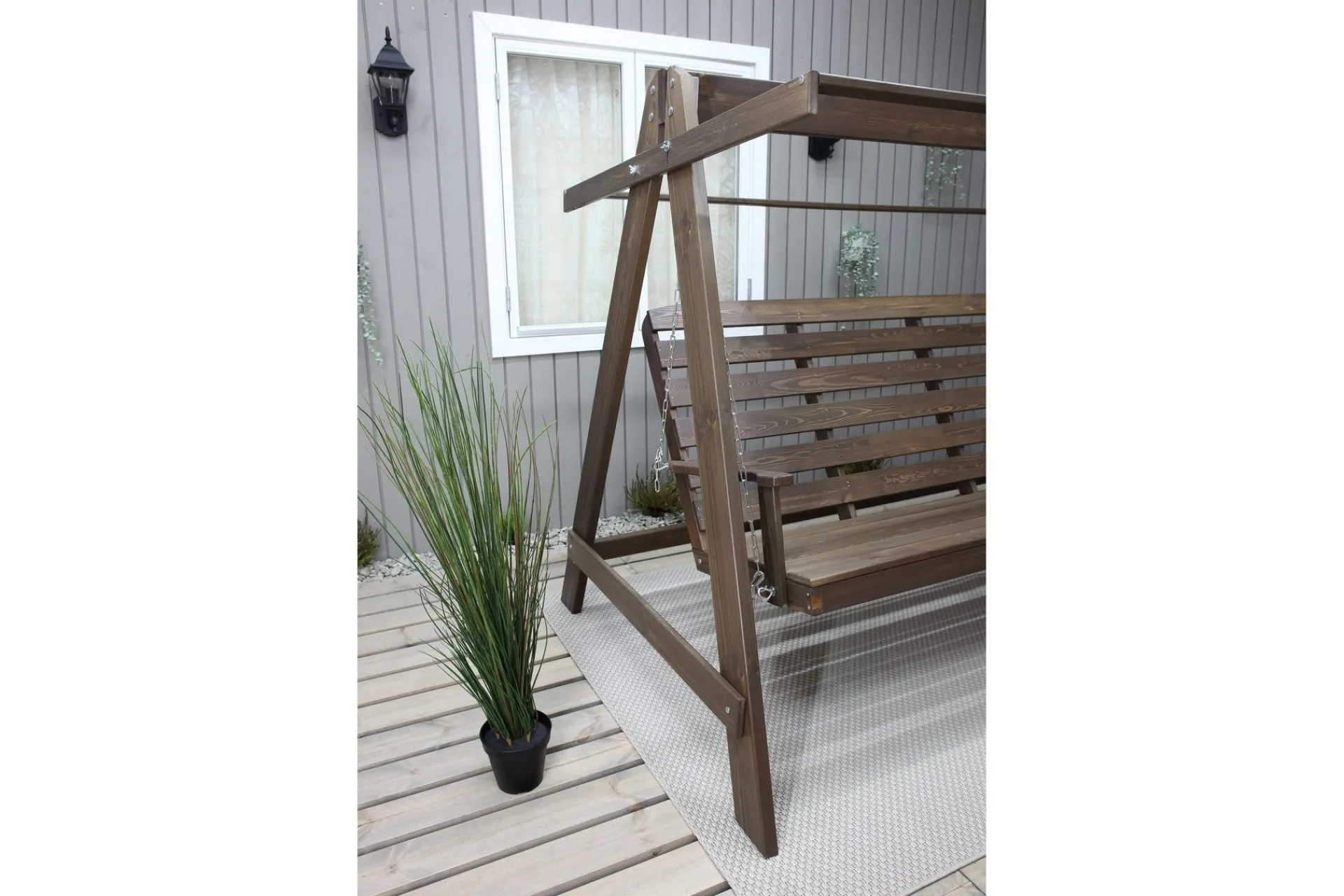 Hammocker-Pelle 3-seters Hammock uten tak Brun