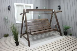 Hammocker-Pelle 3-seters Hammock uten tak Brun