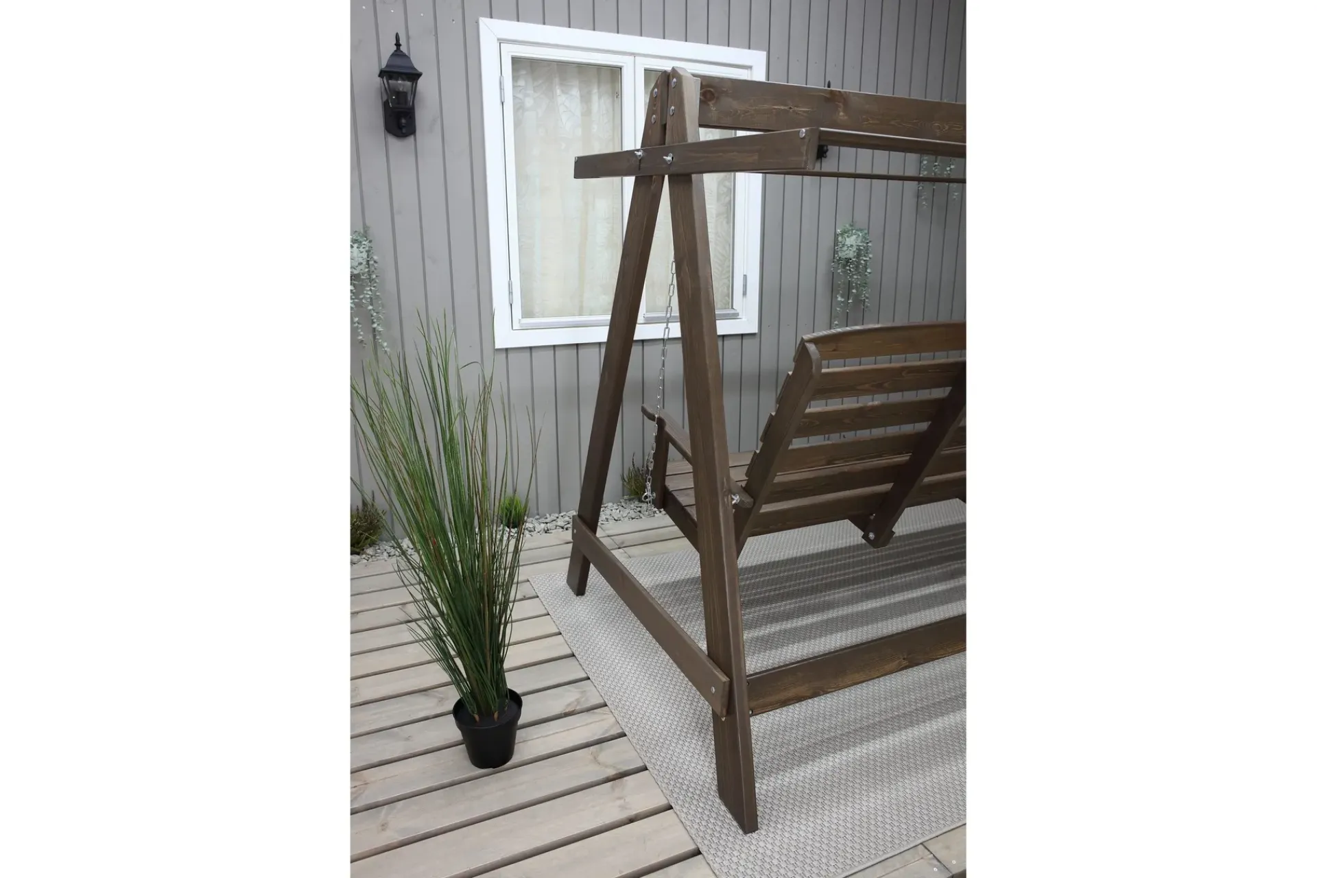 Hammocker-Pelle 3-seters Hammock uten tak Brun
