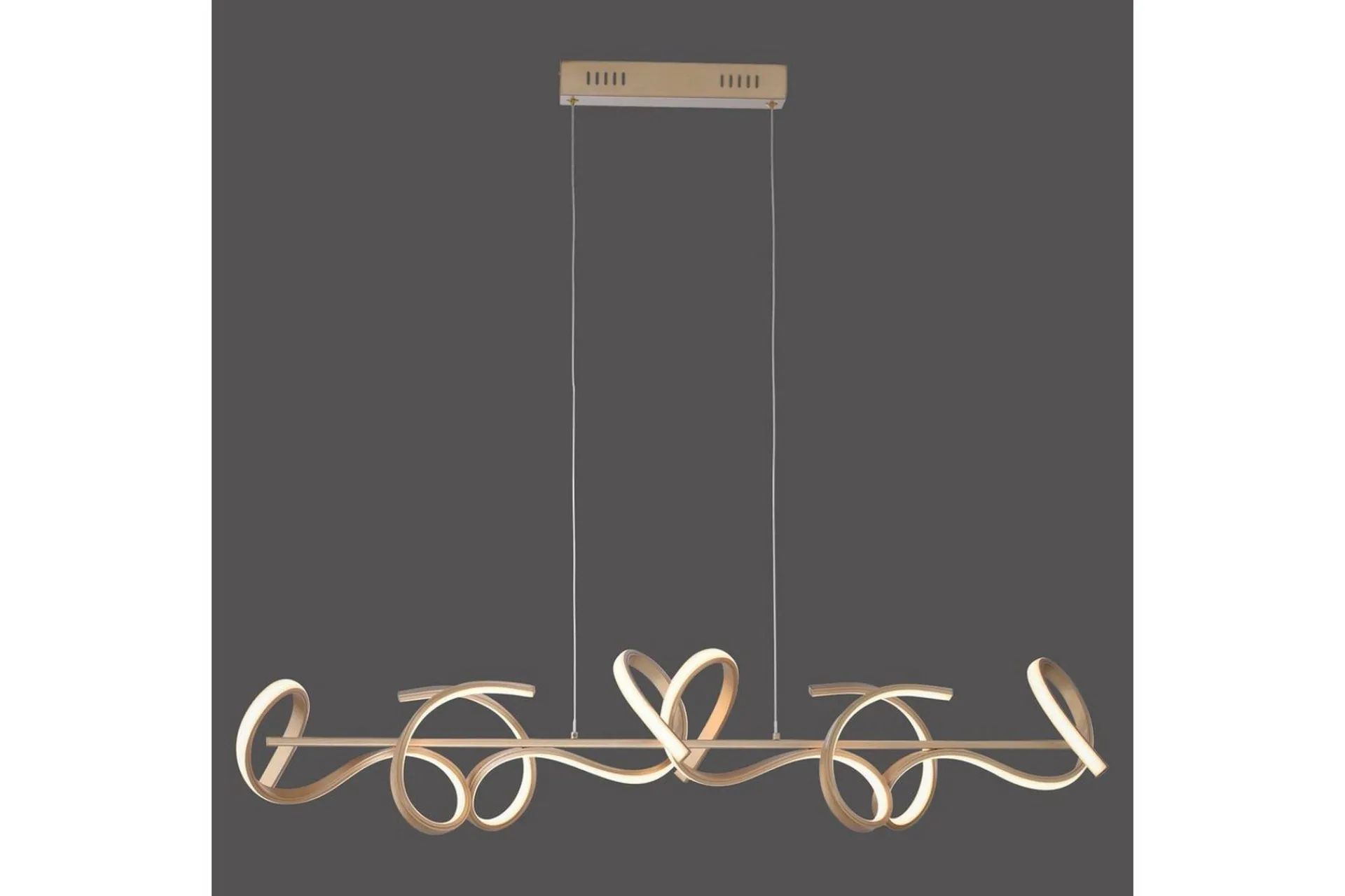 Kjøkkenlampe|Taklampe-Pendellampe Curls Messing Matt