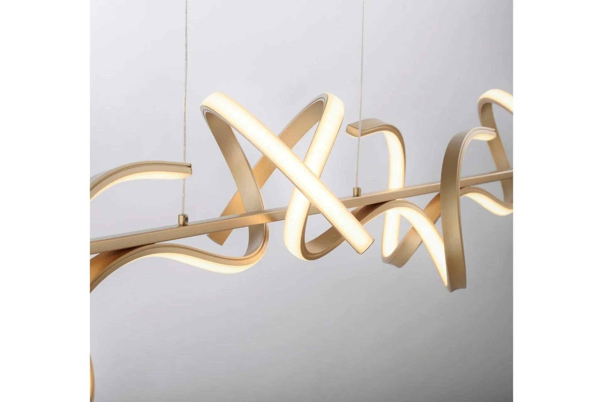 Kjøkkenlampe|Taklampe-Pendellampe Curls Messing Matt