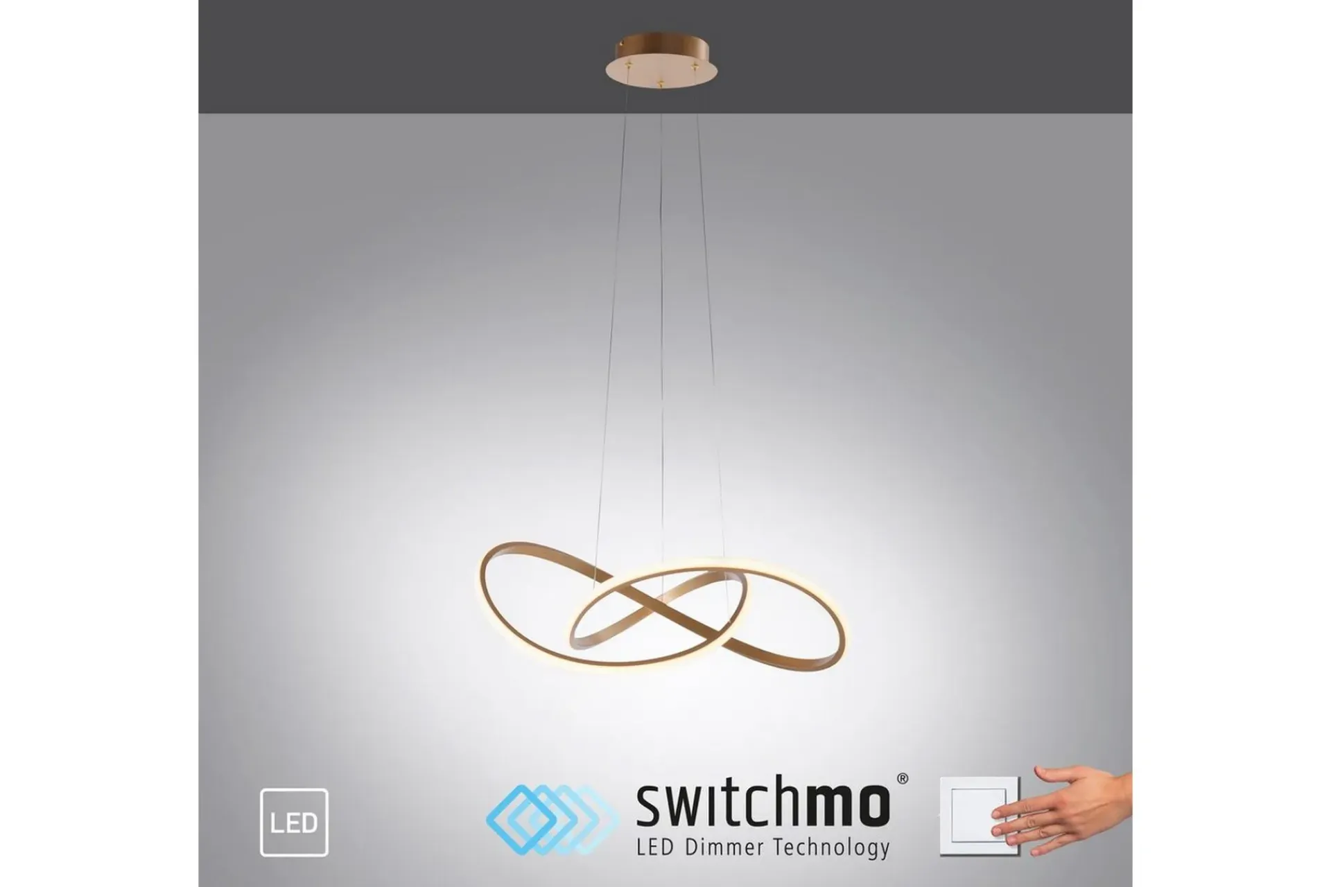 Kjøkkenlampe|Taklampe-Pendellampe Maria Messing Matt