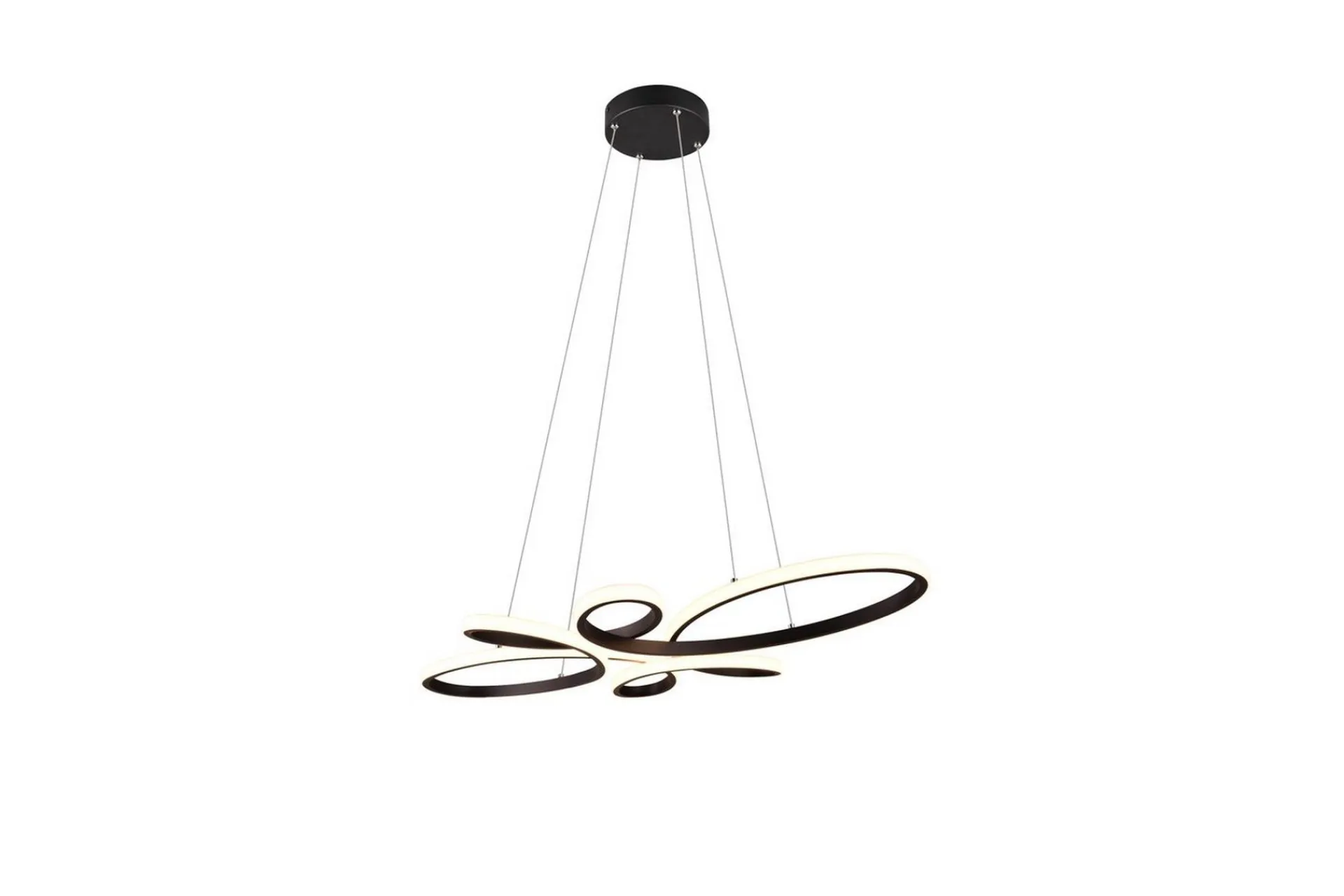 Trio Lighting Kjøkkenlampe|Taklampe-Pendel TRIO Fly Matt Svart