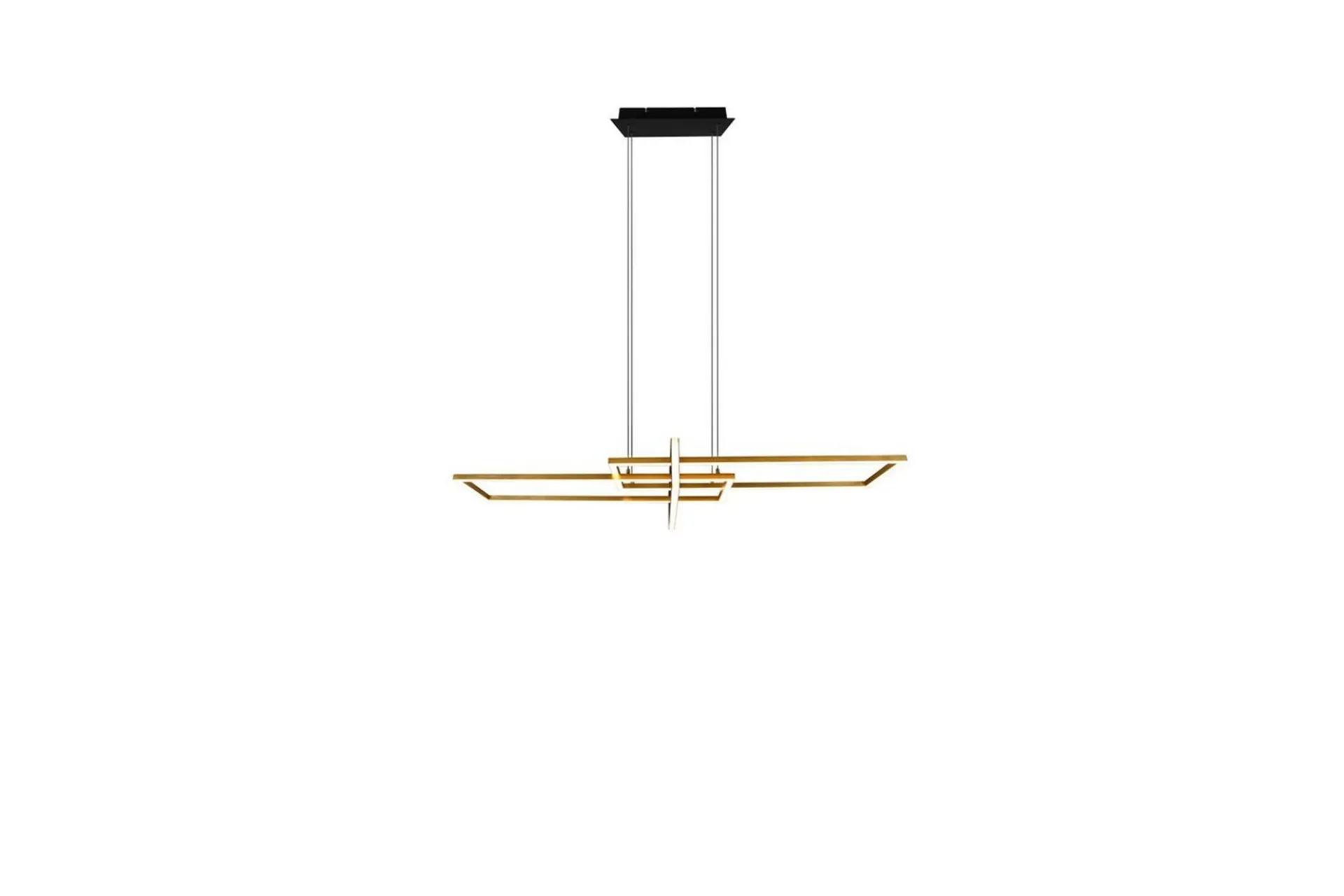 Trio Lighting Pendel TRIO Salinas Matt messing/matt svart