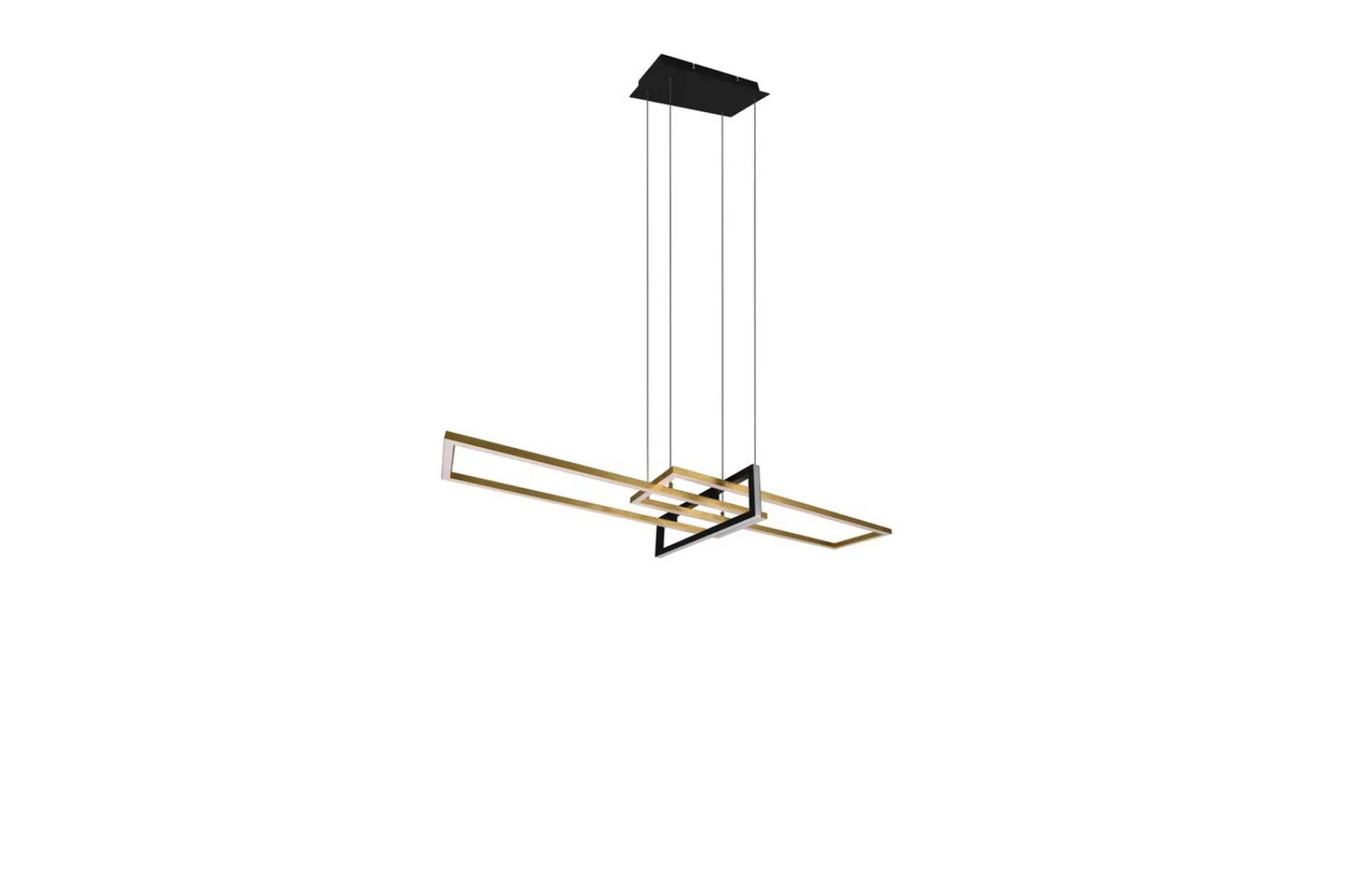 Trio Lighting Pendel TRIO Salinas Matt messing/matt svart