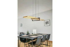 Trio Lighting Pendel TRIO Salinas Matt messing/matt svart