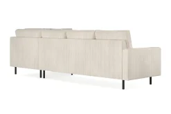 Scandinavian Choice 2 Seter Sofa|Sofa Med Sjeselong-Peppe 4-seters Høyrevendt L-formet Sjeselongsofa i Manchester Beige