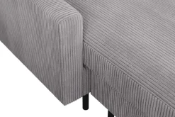 Scandinavian Choice U-Sofa-Peppe 4-seters Høyrevendt U-formet Sofa med Divan og Sjeselong i Manchester Mørkegrå