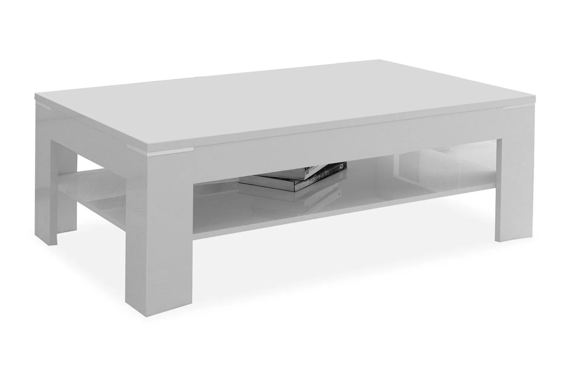 Perkhill Sofabord 120 cm med Oppbevaringshylle