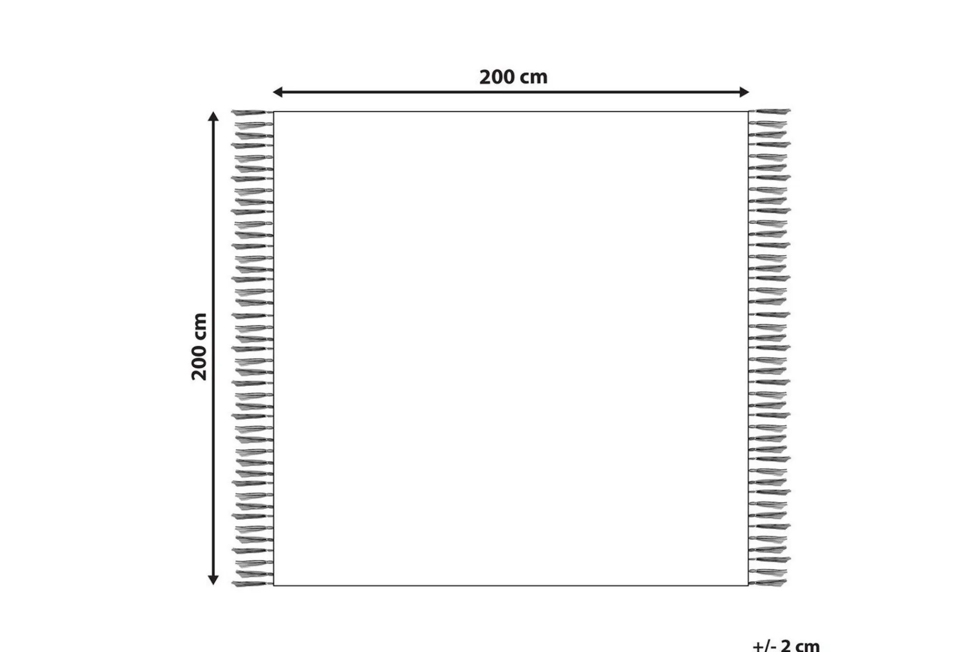 Utendørstrekk|Puter-Piknikteppe Mouza 200x200 cm Beige,Grey