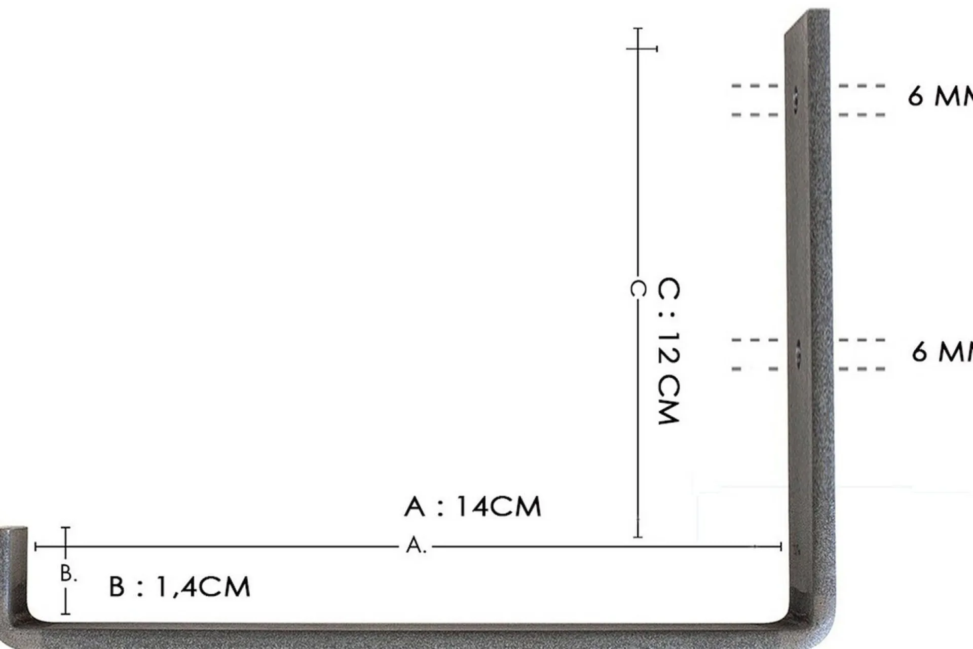 Baderom-Pipe Hook Svart