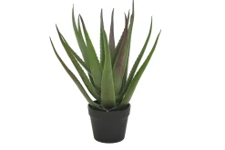 Kunstige Planter-Piscode Kunstig Plante Aloevera 50 cm Grønn