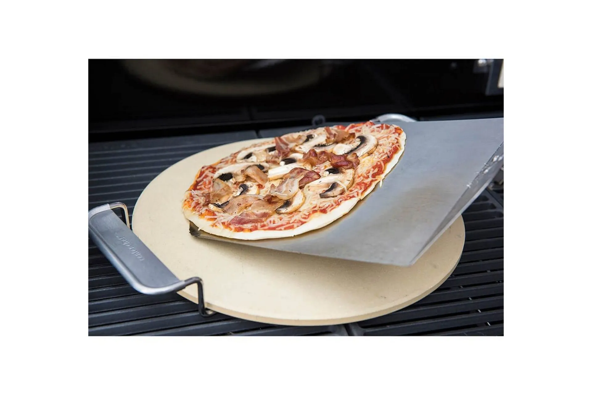 Mustang Former & Bakeplater|Bakeredskaper-Pizzastein Sapphire 35 cm Beige