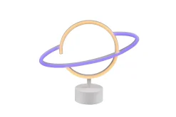 Trio Lighting Planet LED-Bordlampe Hvit