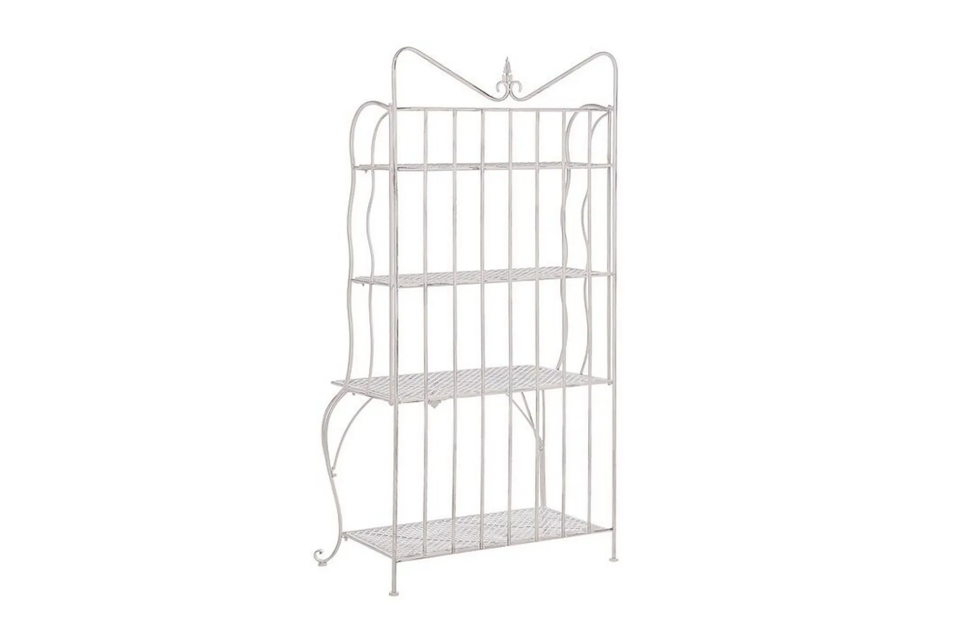 Plantehylle 4 hyller metall lyst PAVONA