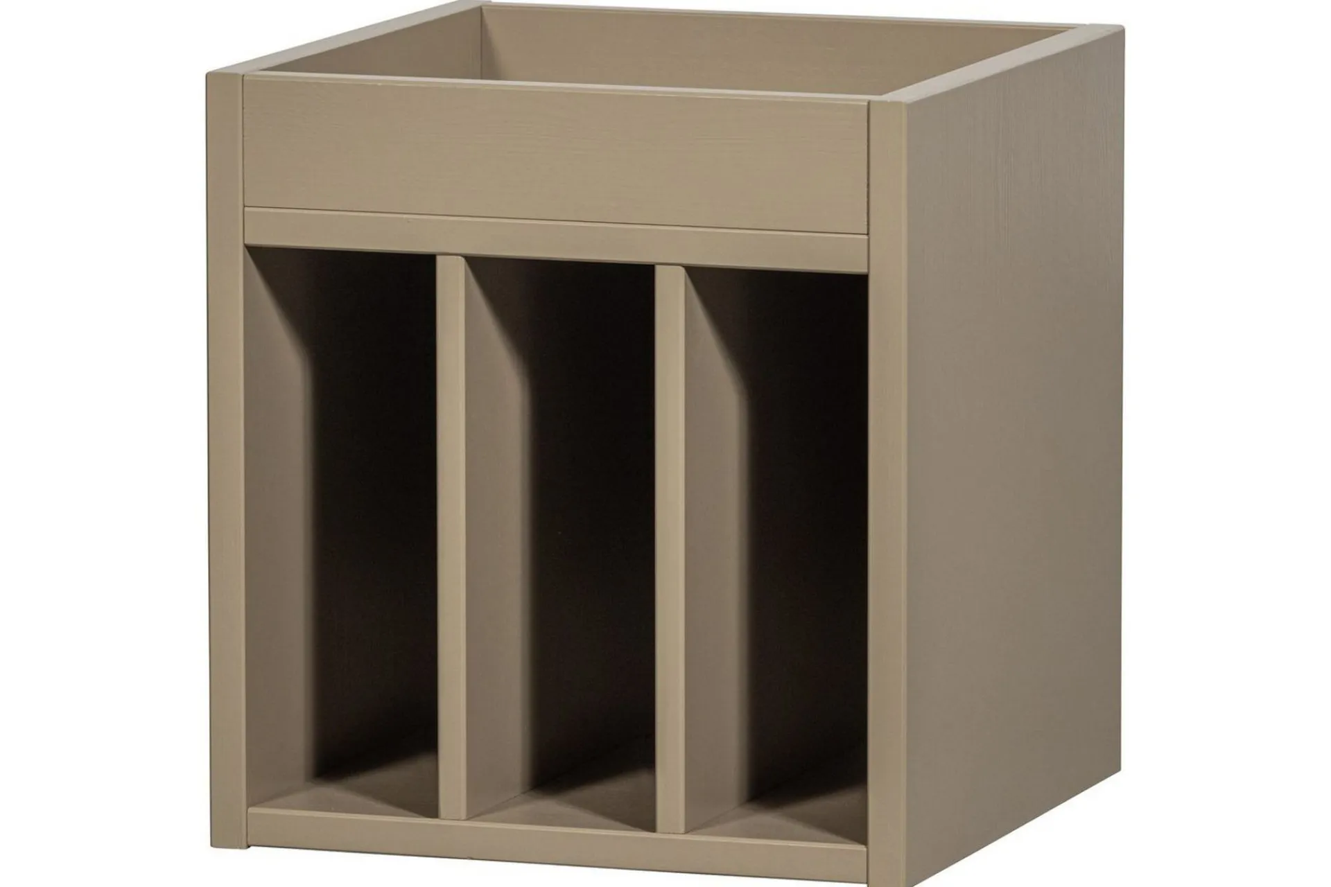 WOOOD Cd-Hylle & Dvd-Hylle-Plateskap Turner Beige