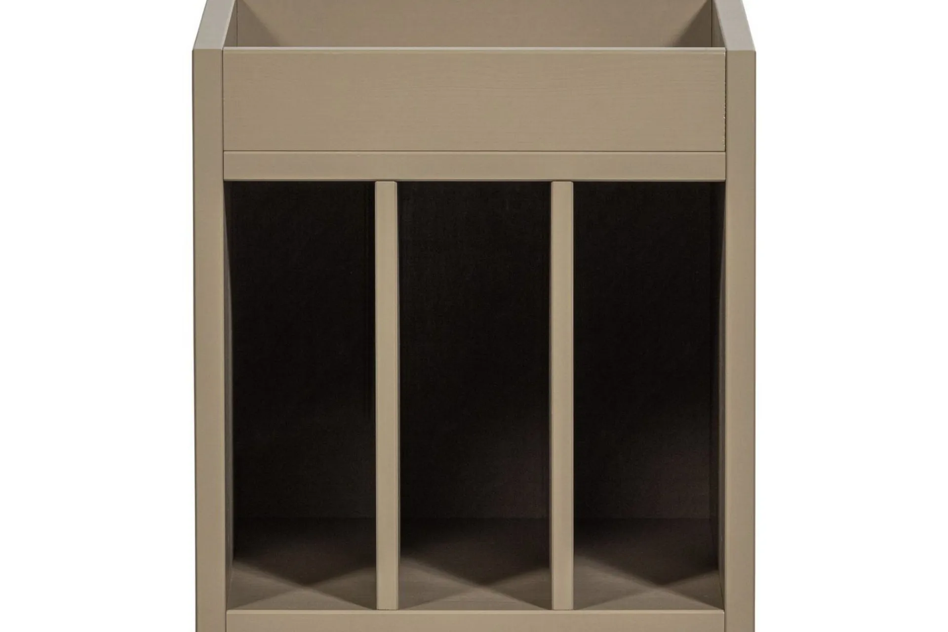 WOOOD Cd-Hylle & Dvd-Hylle-Plateskap Turner Beige