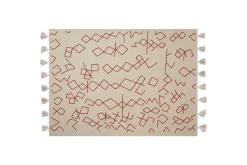 Tepper & Pledd-Pledd Bhiwani Beige,Rød