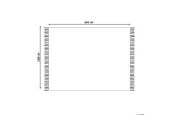 Tepper & Pledd-Pledd Chack Grå/svart, 220x240 cm Grey,Svart
