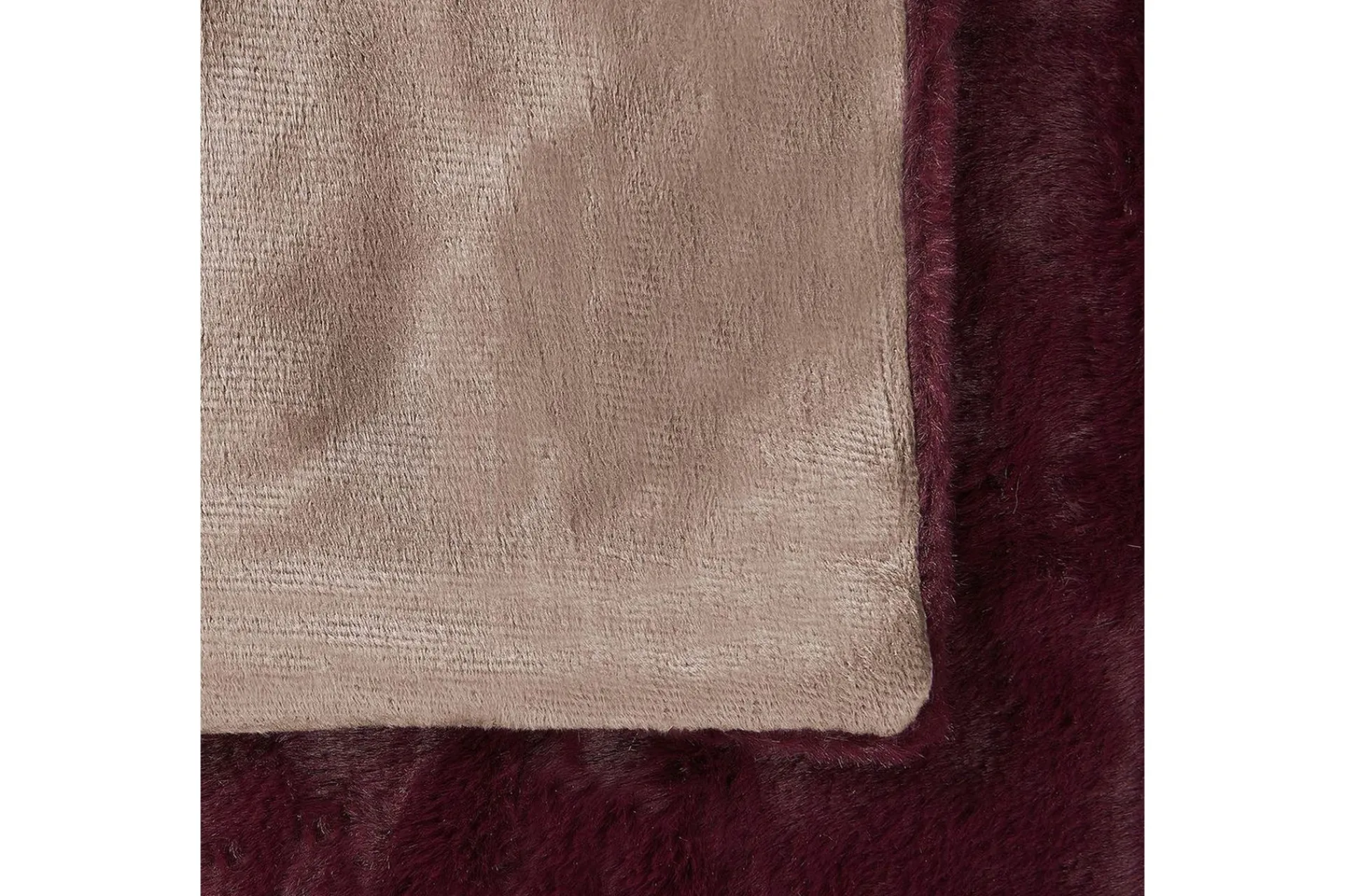 Tepper & Pledd-Pledd Tantan 180x220 cm Rød,Beige