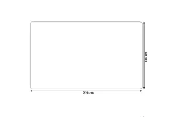 Tepper & Pledd-Pledd Tantan 180x220 cm Rød,Beige