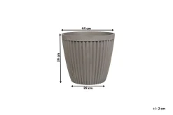 Kompost|Tilbehør Utendørs-Poka Krukke 44 cm Grey