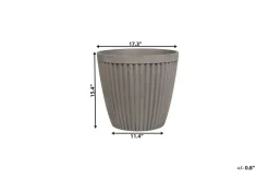 Kompost|Tilbehør Utendørs-Poka Krukke 44 cm Grey