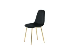 Venture Home Polar Kjøkkenstol Fløyel /Messing