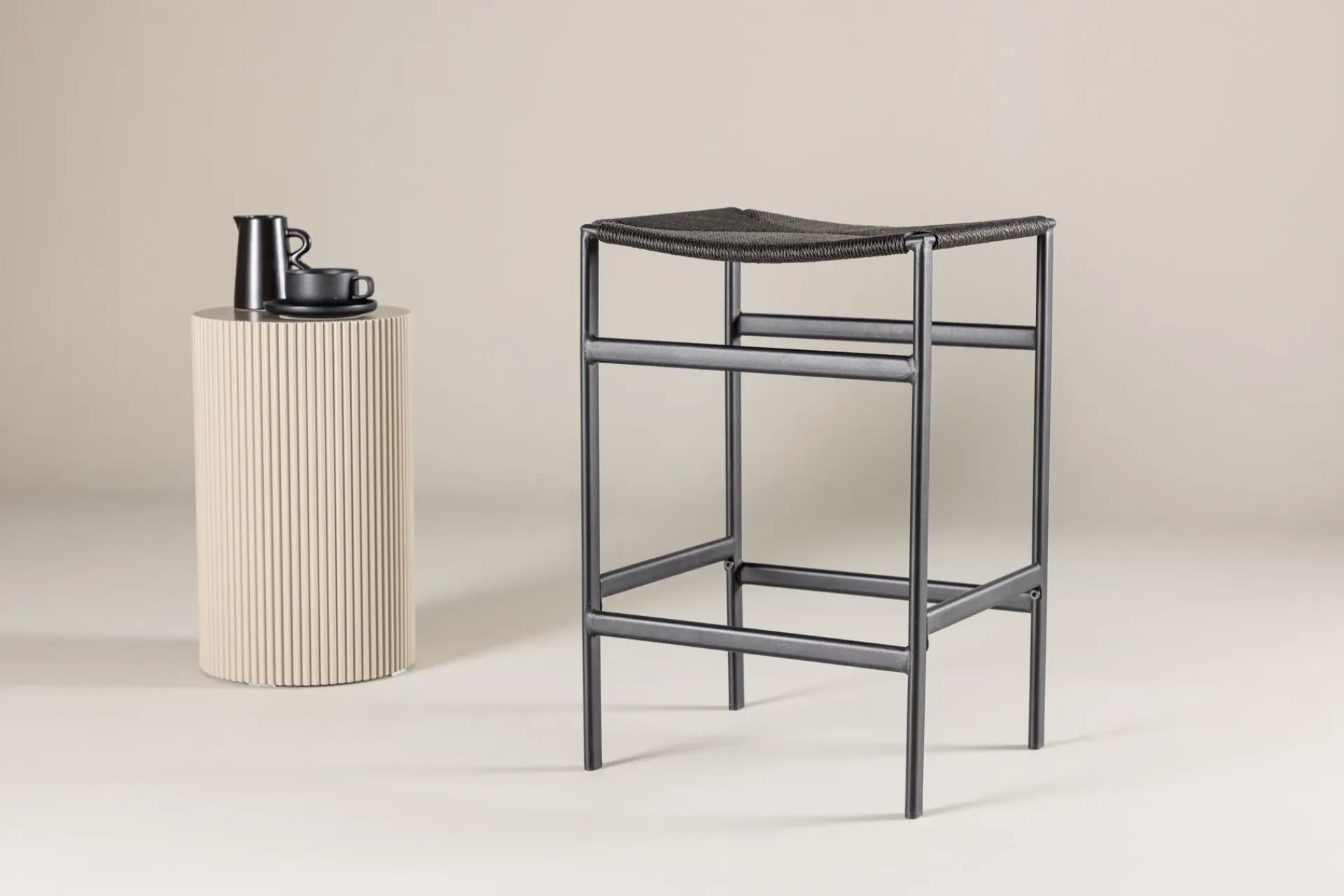 Venture Home Barmøbler|Barstoler-Polly Barstol 66 cm Svart